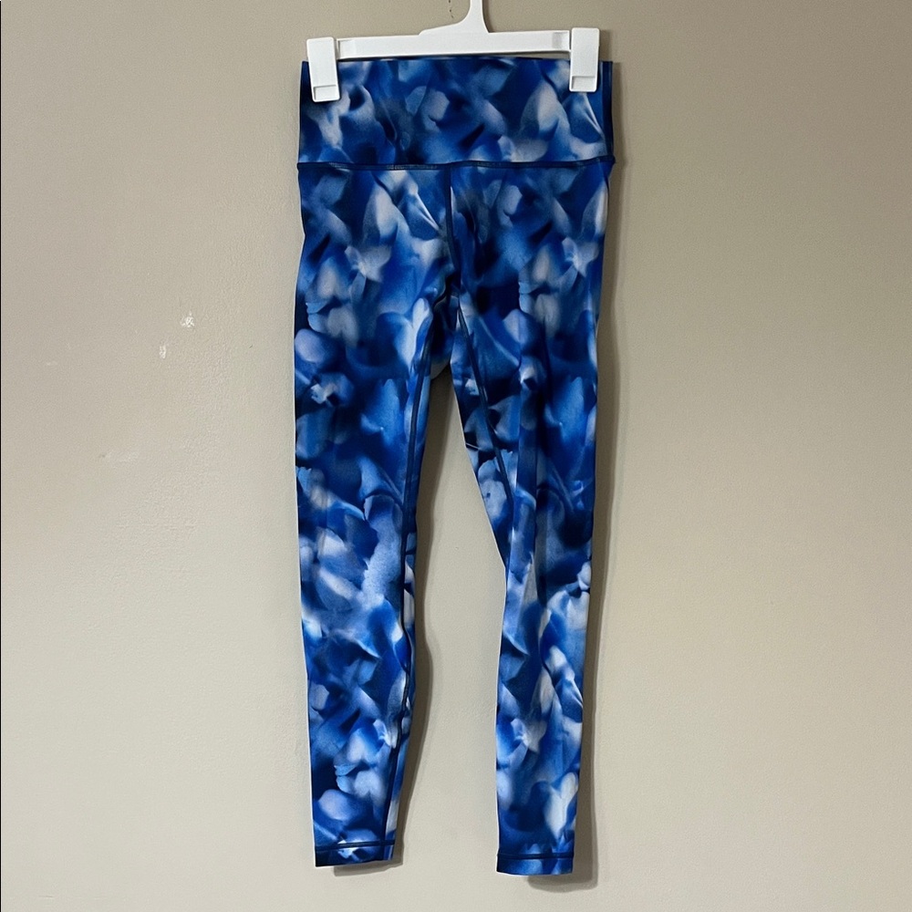 lululemon athletica Blue Patterned Leggings